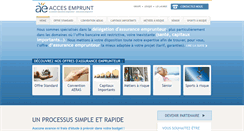 Desktop Screenshot of acces-emprunt.fr
